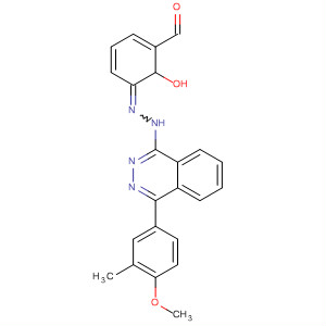 750638-04-1  Benzaldehyde, 2-hydroxy-,[4-(4-methoxy-3-methylphenyl)-1-phthalazinyl]hydrazone