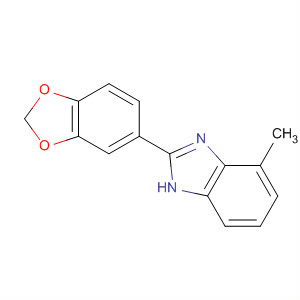 75134-06-4  1H-Benzimidazole, 2-(1,3-benzodioxol-5-yl)-4-methyl-