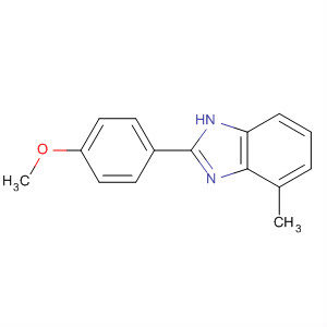 75134-07-5  1H-Benzimidazole, 2-(4-methoxyphenyl)-4-methyl-