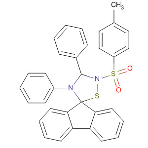 75158-86-0  Spiro[9H-fluorene-9,5'-[1,2,4]thiadiazolidine],2'-[(4-methylphenyl)sulfonyl]-3',4'-diphenyl-