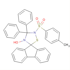 75159-01-2  Spiro[9H-fluorene-9,5'-[1,2,4]thiadiazolidine],4'-hydroxy-2'-[(4-methylphenyl)sulfonyl]-3',3'-diphenyl-