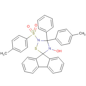 75159-02-3  Spiro[9H-fluorene-9,5'-[1,2,4]thiadiazolidine],4'-hydroxy-3'-(4-methylphenyl)-2'-[(4-methylphenyl)sulfonyl]-3'-phenyl-