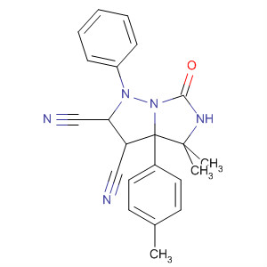 75189-16-1  1H-Imidazo[1,5-b]pyrazole-2,3-dicarbonitrile,hexahydro-4,4-dimethyl-3a-(4-methylphenyl)-6-oxo-1-phenyl-