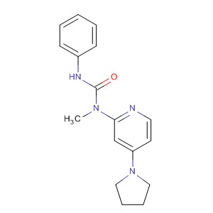 75291-66-6  Urea, N-methyl-N'-phenyl-N-[4-(1-pyrrolidinyl)-2-pyridinyl]-