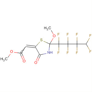 753012-66-7  Acetic acid,[2-methoxy-2-(1,1,2,2,3,3,4,4-octafluorobutyl)-4-oxo-5-thiazolidinylidene]-, methyl ester