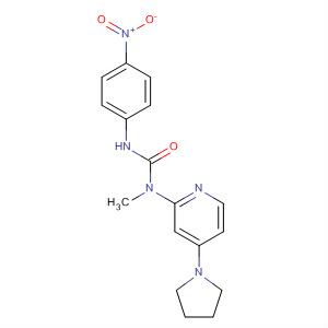 75302-62-4  Urea, N-methyl-N'-(4-nitrophenyl)-N-[4-(1-pyrrolidinyl)-2-pyridinyl]-