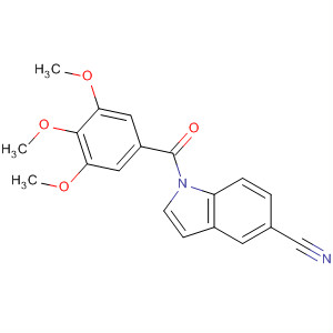 753488-77-6  1H-Indole-5-carbonitrile, 1-(3,4,5-trimethoxybenzoyl)-