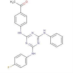 753494-72-3  Ethanone,1-[4-[[4-[(4-fluorophenyl)amino]-6-(phenylamino)-1,3,5-triazin-2-yl]amino]phenyl]-