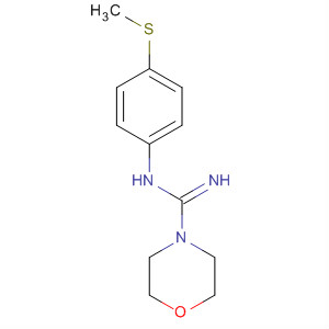 75358-24-6  4-Morpholinecarboximidamide, N-[4-(methylthio)phenyl]-