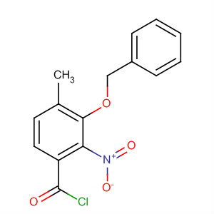 7536-35-8  Benzoyl chloride, 4-methyl-2-nitro-3-(phenylmethoxy)-