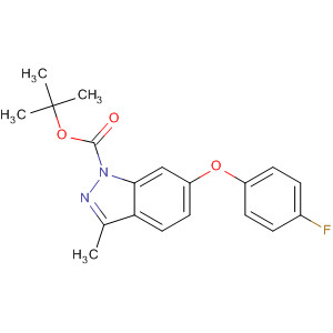 753922-13-3  1H-Indazole-1-carboxylic acid, 6-(4-fluorophenoxy)-3-methyl-,1,1-dimethylethyl ester