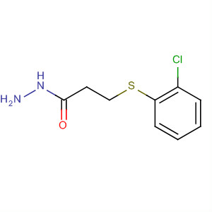 75487-25-1  Propanoic acid, 3-[(2-chlorophenyl)thio]-, hydrazide