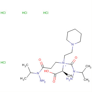 75487-32-0  b-Alanine,N-[3-[2-(1-methylethyl)hydrazino]-3-oxopropyl]-N-[2-(1-piperidinyl)ethyl]-, 2-(1-methylethyl)hydrazide, tetrahydrochloride