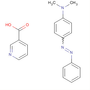 754993-66-3  3-Pyridinecarboxylic acid, compd. withN,N-dimethyl-4-(phenylazo)benzenamine (1:1)