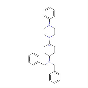 755039-85-1  Benzenemethanamine,N-(phenylmethyl)-N-[trans-4-(4-phenyl-1-piperazinyl)cyclohexyl]-