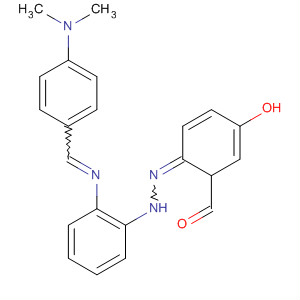 75505-05-4  Benzaldehyde, 4-hydroxy-,[2-[[[4-(dimethylamino)phenyl]methylene]amino]phenyl]hydrazone