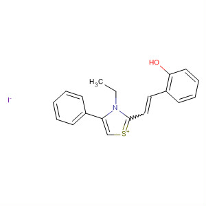 75571-78-7  Thiazolium, 3-ethyl-2-[2-(2-hydroxyphenyl)ethenyl]-4-phenyl-, iodide