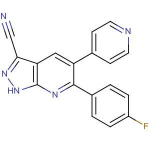 755755-13-6  1H-Pyrazolo[3,4-b]pyridine-3-carbonitrile,6-(4-fluorophenyl)-5-(4-pyridinyl)-