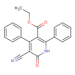 75617-36-6  3-Pyridinecarboxylic acid, 5-cyano-1,6-dihydro-6-oxo-2,4-diphenyl-,ethyl ester