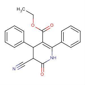 75617-38-8  3-Pyridinecarboxylic acid,5-cyano-1,4,5,6-tetrahydro-6-oxo-2,4-diphenyl-, ethyl ester