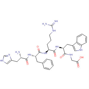 7565-89-1  Glycine, L-histidyl-D-phenylalanyl-L-arginyl-D-tryptophyl-