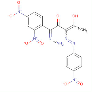 756528-33-3  3-Penten-2-one, 4-hydroxy-3-[(4-nitrophenyl)azo]-,(2,4-dinitrophenyl)hydrazone