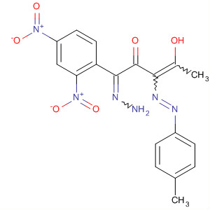 756528-35-5  3-Penten-2-one, 4-hydroxy-3-[(4-methylphenyl)azo]-,(2,4-dinitrophenyl)hydrazone