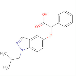756839-20-0  Benzeneacetic acid, 2-[[1-(2-methylpropyl)-1H-indazol-5-yl]oxy]-