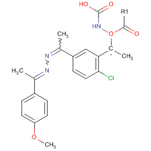756851-41-9  Carbamic acid,[[2-chloro-5-[1-[[1-(4-methoxyphenyl)ethylidene]hydrazono]ethyl]phenyl]methyl]-, methyl ester