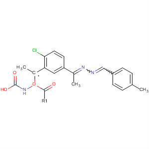 756851-61-3  Carbamic acid,[[2-chloro-5-[1-[[(4-methylphenyl)methylene]hydrazono]ethyl]phenyl]methyl]-, methyl ester