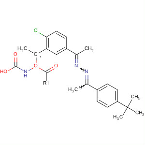 756851-65-7  Carbamic acid,[[2-chloro-5-[1-[[1-[4-(1,1-dimethylethyl)phenyl]ethylidene]hydrazono]ethyl]phenyl]methyl]-, methyl ester