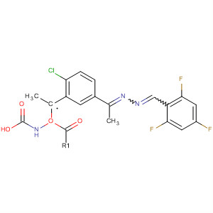 756851-90-8  Carbamic acid,[[2-chloro-5-[1-[[(2,4,6-trifluorophenyl)methylene]hydrazono]ethyl]phenyl]methyl]-, methyl ester