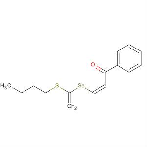 757211-99-7  2-Propen-1-one, 3-[[1-(butylthio)ethenyl]seleno]-1-phenyl-, (2Z)-