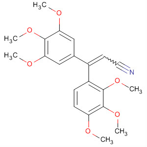 757961-78-7  2-Propenenitrile, 3-(2,3,4-trimethoxyphenyl)-3-(3,4,5-trimethoxyphenyl)-