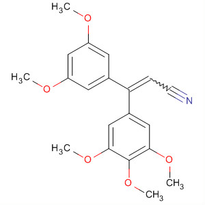 757961-93-6  2-Propenenitrile, 3-(3,5-dimethoxyphenyl)-3-(3,4,5-trimethoxyphenyl)-