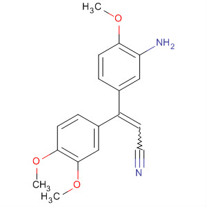757961-94-7  2-Propenenitrile,3-(3-amino-4-methoxyphenyl)-3-(3,4-dimethoxyphenyl)-