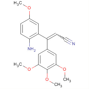 757962-03-1  2-Propenenitrile,3-(2-amino-5-methoxyphenyl)-3-(3,4,5-trimethoxyphenyl)-