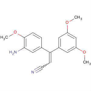 757962-10-0  2-Propenenitrile,3-(3-amino-4-methoxyphenyl)-3-(3,5-dimethoxyphenyl)-