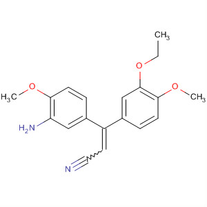 757962-19-9  2-Propenenitrile,3-(3-amino-4-methoxyphenyl)-3-(3-ethoxy-4-methoxyphenyl)-