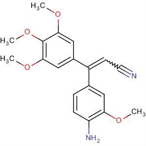 757962-33-7  2-Propenenitrile,3-(4-amino-3-methoxyphenyl)-3-(3,4,5-trimethoxyphenyl)-