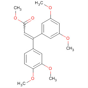 757962-56-4  2-Propenoic acid, 3-(3,4-dimethoxyphenyl)-3-(3,5-dimethoxyphenyl)-,methyl ester