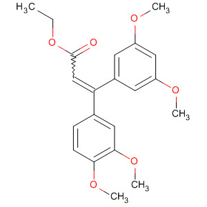 757962-58-6  2-Propenoic acid, 3-(3,4-dimethoxyphenyl)-3-(3,5-dimethoxyphenyl)-,ethyl ester