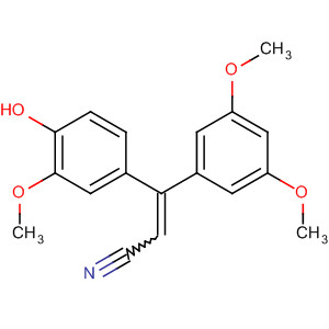 757962-62-2  2-Propenenitrile,3-(3,5-dimethoxyphenyl)-3-(4-hydroxy-3-methoxyphenyl)-