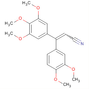 757962-77-9  2-Propenenitrile, 3-(3,4-dimethoxyphenyl)-3-(3,4,5-trimethoxyphenyl)-