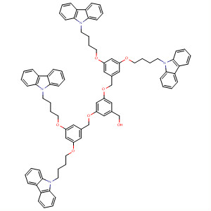 757967-80-9  Benzenemethanol,3,5-bis[[3,5-bis[4-(9H-carbazol-9-yl)butoxy]phenyl]methoxy]-