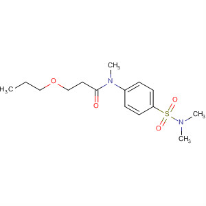 75852-15-2  Propanamide,N-[4-[(dimethylamino)sulfonyl]phenyl]-N-methyl-3-propoxy-