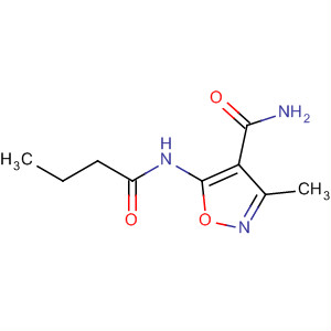 758721-89-0  4-Isoxazolecarboxamide, 3-methyl-5-[(1-oxobutyl)amino]-