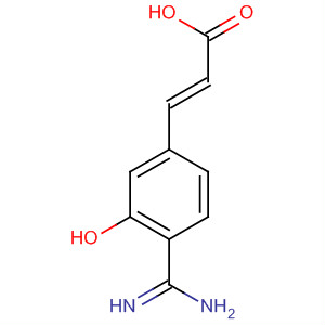 759454-03-0  2-Propenoic acid, 3-[4-(aminoiminomethyl)-3-hydroxyphenyl]-, (2E)-