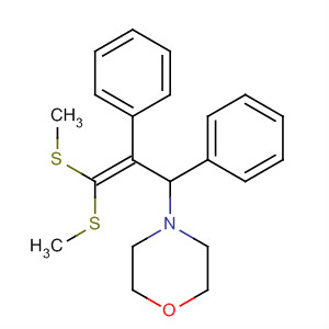 75958-65-5  Morpholine, 4-[3,3-bis(methylthio)-1,2-diphenyl-2-propenyl]-