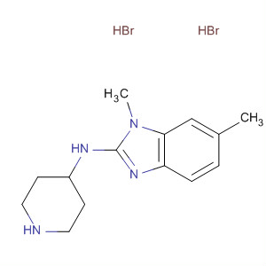 75970-49-9  1H-Benzimidazol-2-amine, 1,6-dimethyl-N-4-piperidinyl-,dihydrobromide